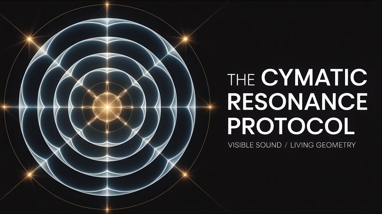 AnneHollym81132's tweet card. The Sound Geometry Session That Realigns Your Energy Field | Cymatic...