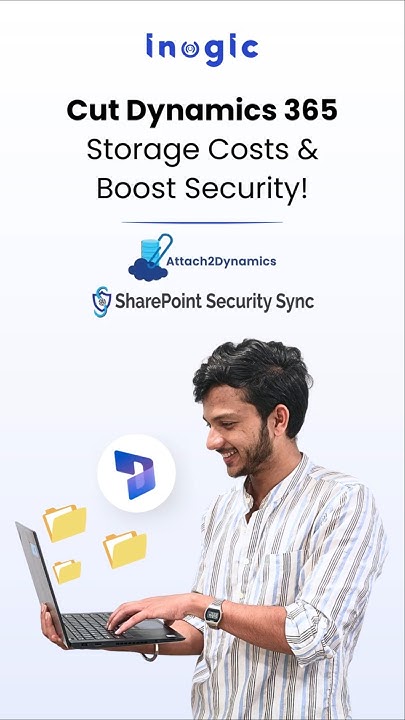inogic's tweet card. Cut Dynamics 365 Storage Costs & Boost Security!