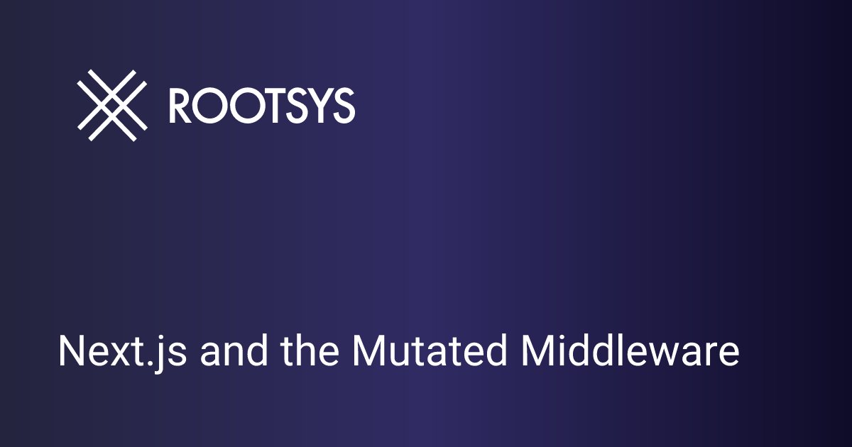RootSysAt's tweet card. This post details our discovery of CVE-2025-57822, a powerful SSRF in Next.js that allows full control over HTTP methods, headers, and target URLs.