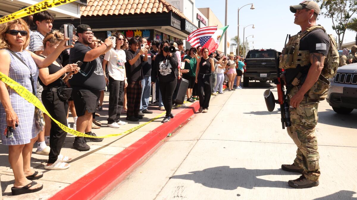 JamesQueallyLAT's tweet card. The Trump administration has cited a more than 1,000% increase in assaults on immigration agents to justify aggressive tactics. But court records reviewed by The Times show the majority of the...