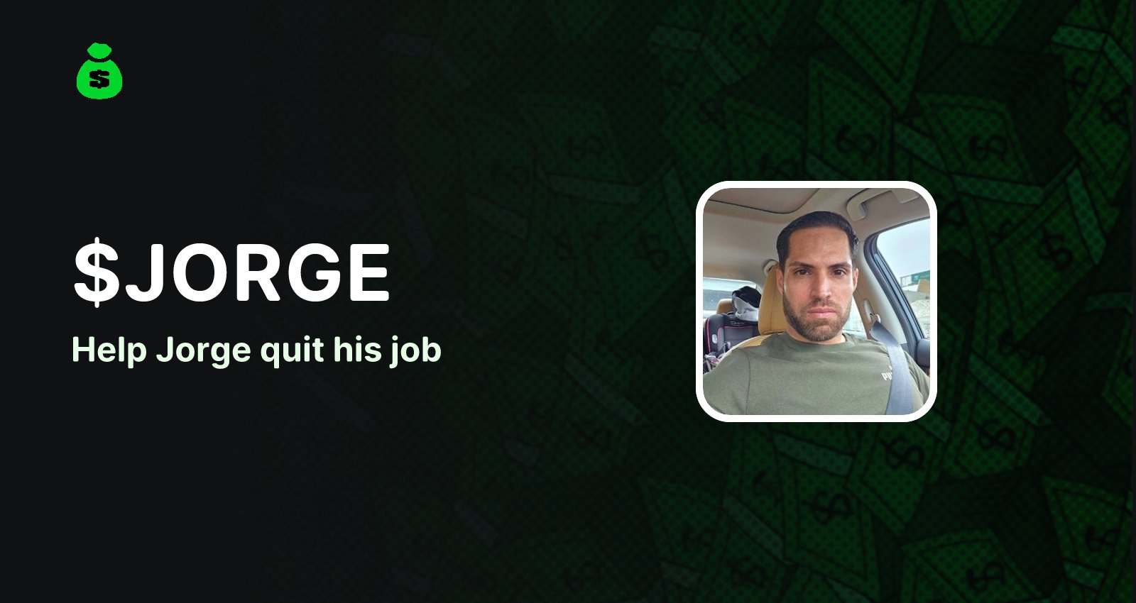 CryptoGatsu's tweet card. Secure $JORGE on Bags