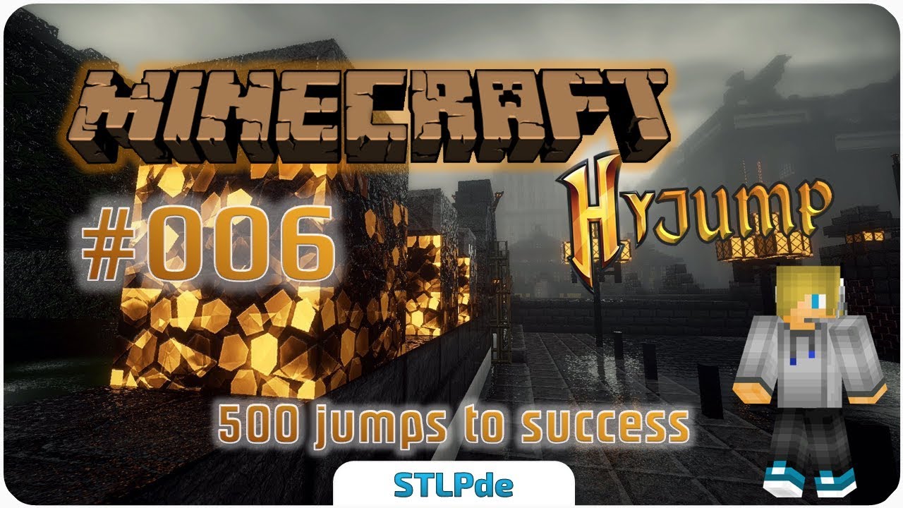 SimTechLP's tweet card. Minecraft hyJump #006 🎮➤ 500 Jumps to Success | HD+