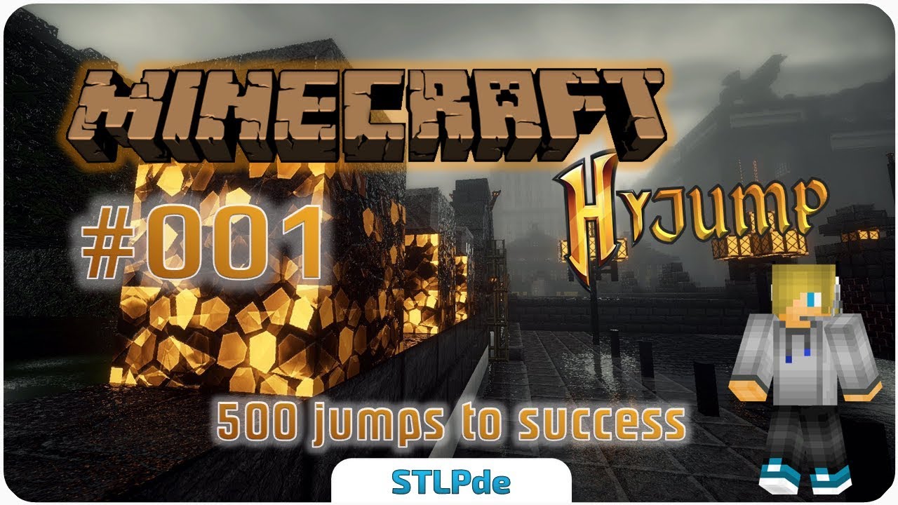 SimTechLP's tweet card. Minecraft hyJump #001 🎮➤ 500 Jumps To Success | HD+