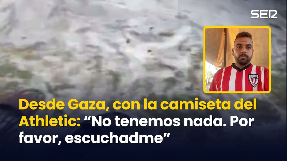 radiobilbao's tweet card. Mahmoud, de 27 años, dirige un mensaje desesperado a la afición rojiblanca tras quedar anegado el refugio donde vive con su familia