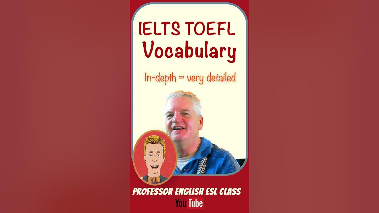 EnglishLinq's tweet card. IELTS TOEFL Vocab "IN-DEPTH" Score Higher #english #languageexercises...