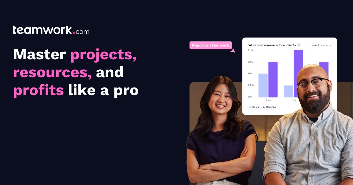 PixiNews's tweet card. Combining powerful resource management and financial management with easy project management, Teamwork.com is the only platform built for managing resources and client projects, profitably.