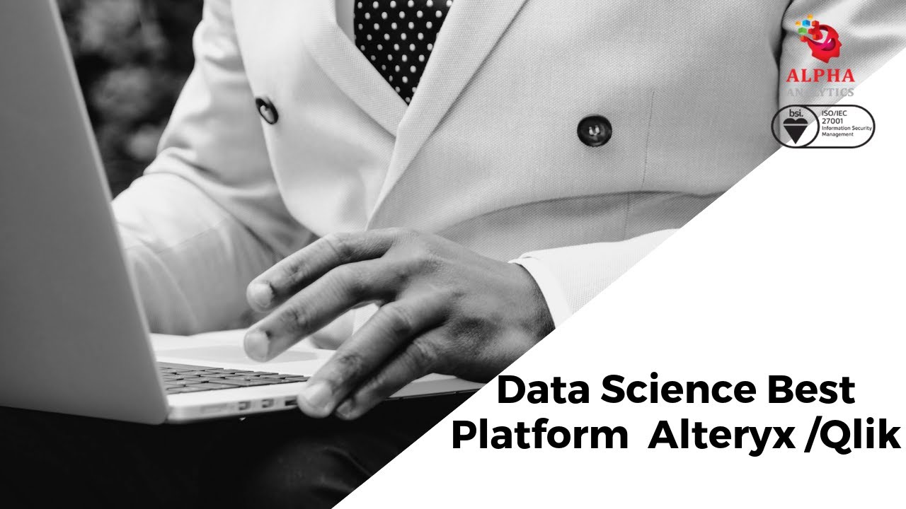 AlphaAnalyticsS's tweet card. Introduction to Qlik & Alteryx for Data Science I Best Platform for...
