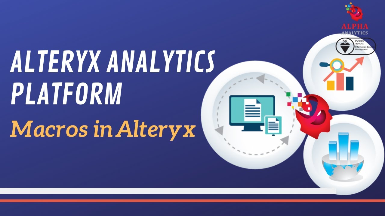 AlphaAnalyticsS's tweet card. Introduction of Analytics applications and Macros in Alteryx.