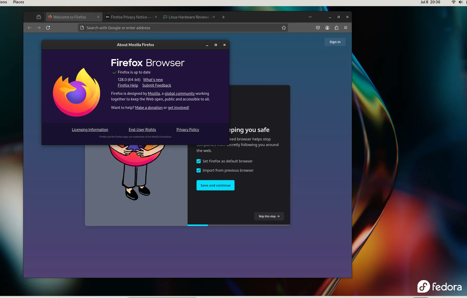 phoronix's tweet card. Mozilla Firefox 128.0 is now available for download ahead of the official release announcement due out in the coming hours.