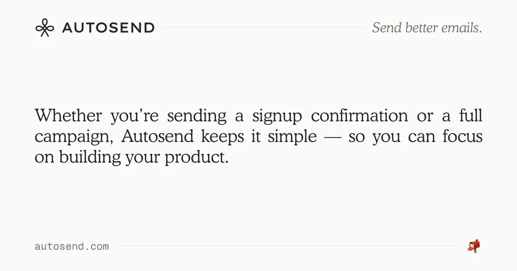 ashishxcode's tweet card. AutoSend is a lightweight SendGrid alternative for transactional and marketing emails. Simple, modern, and built to scale.
