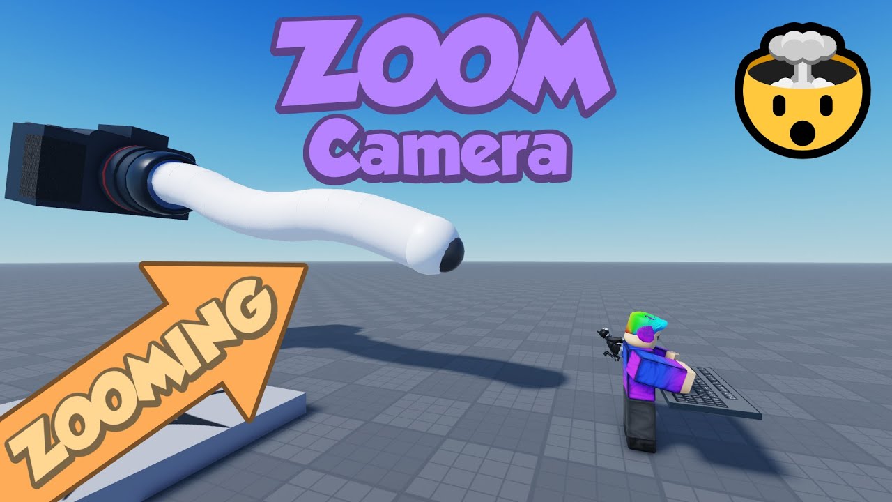 Vinttho's tweet card. How to make a zoom system in Roblox 2022