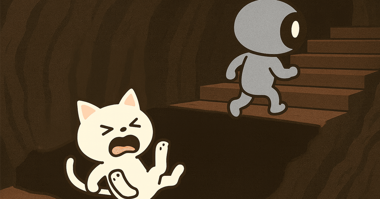 tensyokuneko's tweet card. このシリーズは、現場で毎日起きている混乱の“構造”を読み解き、再設計するための実践記録です。 ※構造読解30本シリーズ｜第２部：痛点の構造 第10章 暗黙知が増殖する仕組み：伝達不能領域の生成メカニズム ※ChatGPTでイラストギャラリー 暗黙知は“弱い層”に落ちる。 そして猫はいつも穴に落ちる。 なんで？ ■ こういう経験はない？：教えられた通りにやったのに「違う」と言われる...