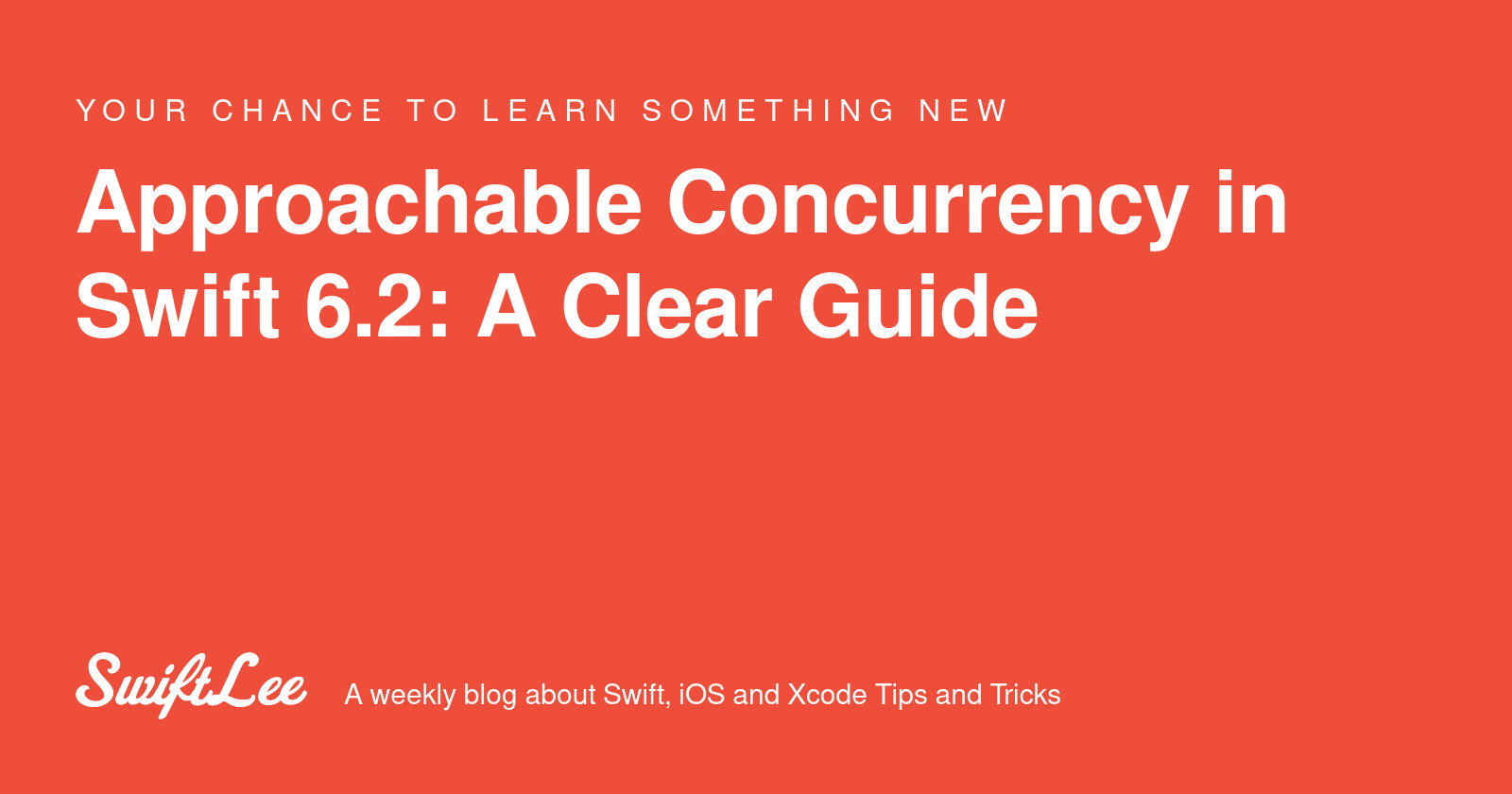 iosblogs's tweet card. Discover what ‘Approachable Concurrency’ means in Swift 6.2. Learn how it simplifies async/await, helping developers write safer Swift apps.