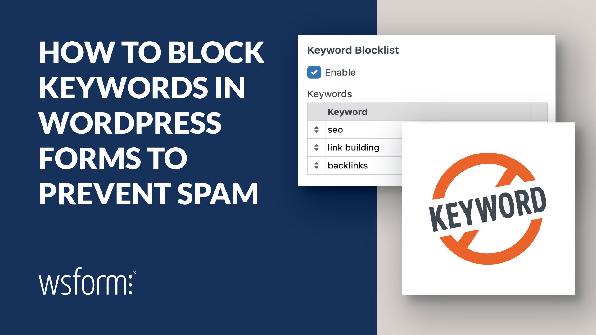 ws_form's tweet card. Learn how to block spam in WordPress forms using WS Form’s powerful keyword filtering features, including manual entries, filter hooks, and a blocklist add-on.