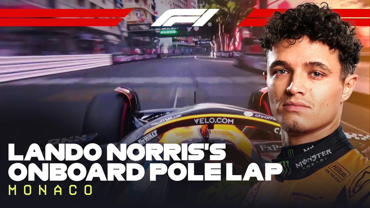 peterdeheus's tweet card. MONACO LAP RECORD! Lando Norris' Pole Lap | 2025 Monaco Grand Prix |...