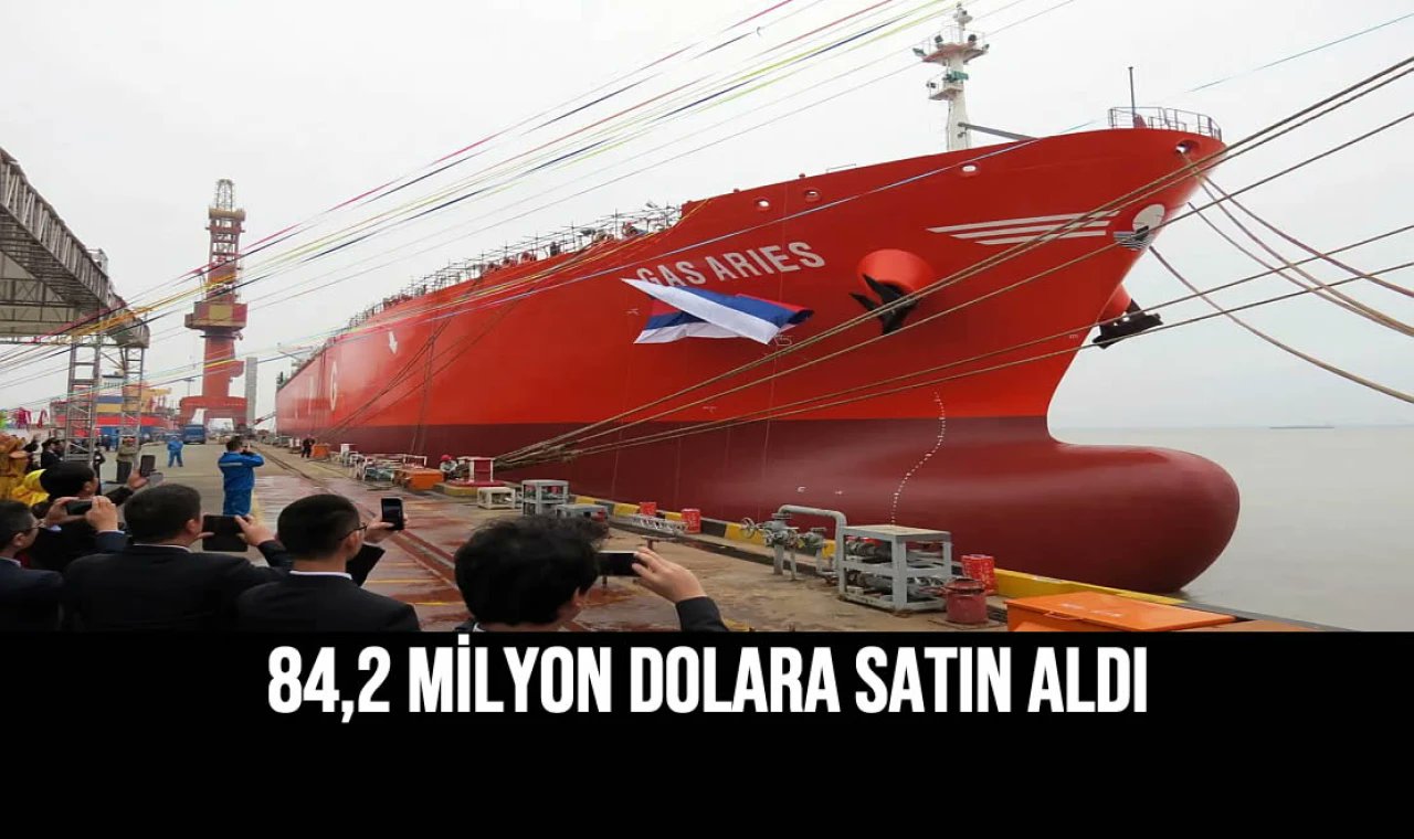 denizticaret's tweet card. Cosco Shipping Energy Transportation, VLGC LNG Taşıyıcısını 84,2 Milyon Dolara Satın Aldı.