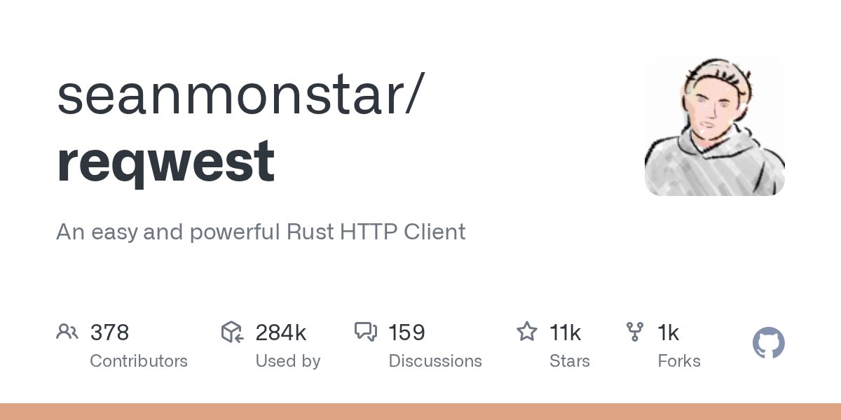 RustRepos's tweet card. An easy and powerful Rust HTTP Client. Contribute to seanmonstar/reqwest development by creating an account on GitHub.