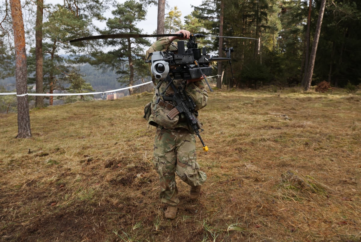 C4ISRNET's tweet card. U.S. companies Anduril and Palantir are finding money and a proximity to operational military structures in Warsaw's military boost.