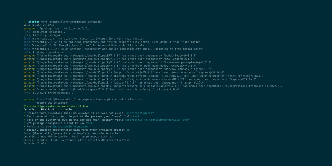 LarsRoettig's tweet card. Code Generator for Magento PWA Studio extensions. Contribute to larsroettig/create-pwa-studio-extension development by creating an account on GitHub.