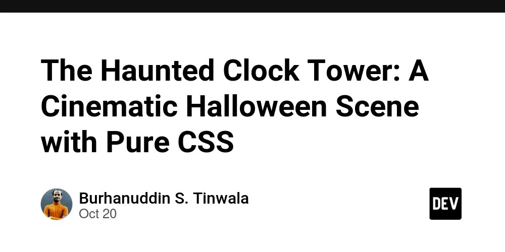 CSSTrendsss's tweet card. This is a submission for Frontend Challenge - Halloween Edition, CSS Art. My inspiration for this project was the classic gothic horror aesthetic, blended with the cinematic feel of modern Hallowee...
