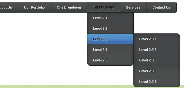 LearningITWeb's tweet card. In our new tutorial I will give you another one brilliant crossbrowser css3 navigation menu. This is click action drop down menu with strict office styles