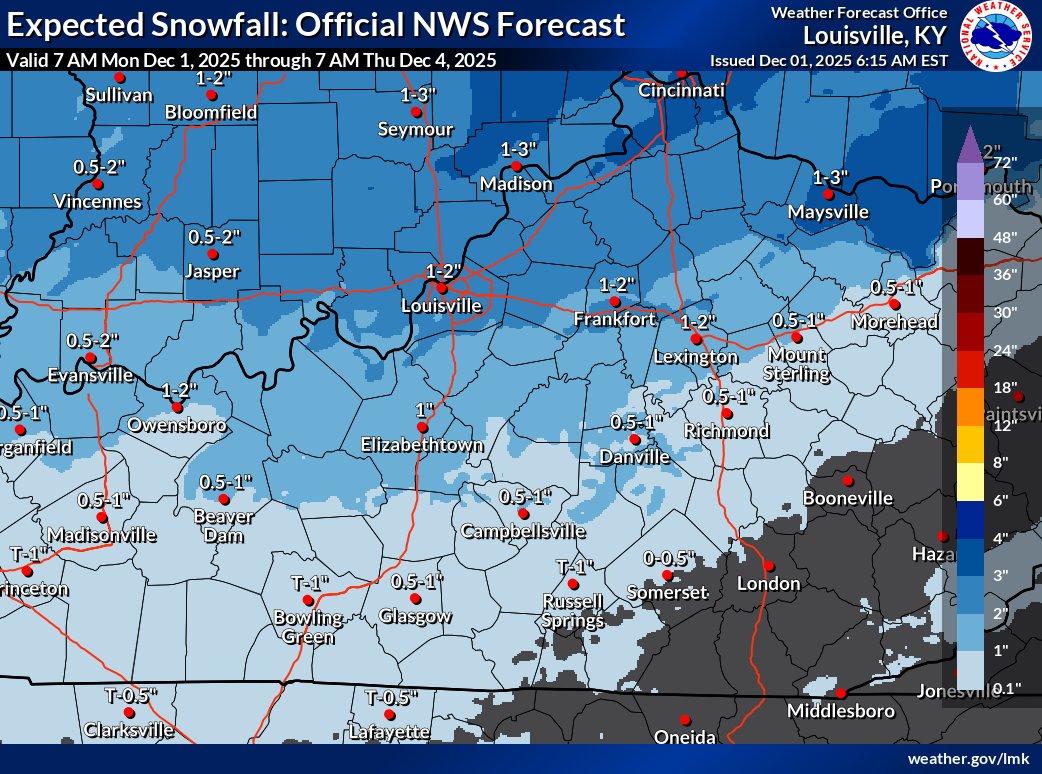 wxornotBG's tweet card. Good Monday morning, WABBLES! We're starting the meteorological winter strong with an incoming wintry system this evening. Much like your Thanksgiving