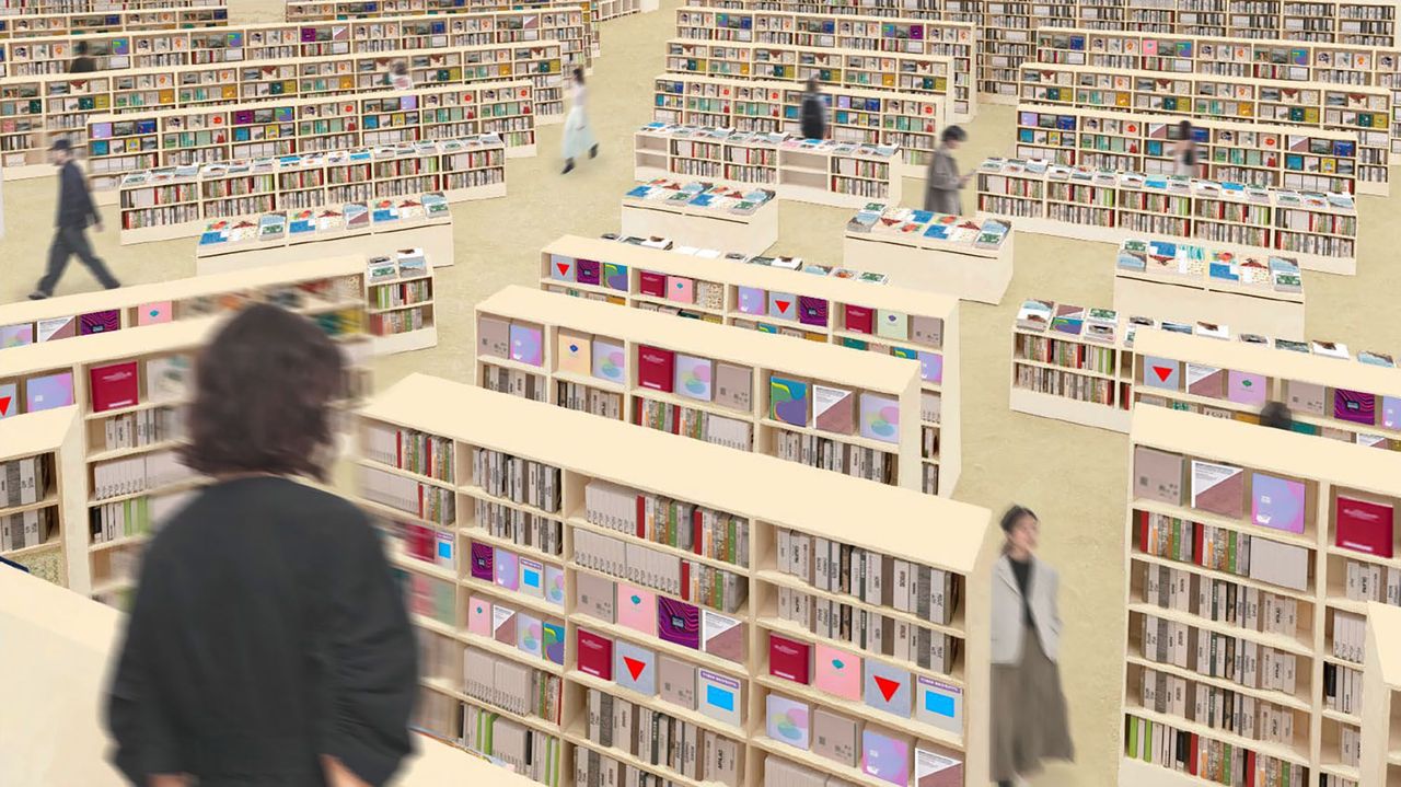 YahooNewsTopics's tweet card. 三省堂書店は1日、建て替えのために一時閉店していた東京・神田神保町の本店の営業を2026年3月19日に再開すると発表した。売り場面積は旧店舗の約6割に縮小し、文具売り場やカフェを設置する。