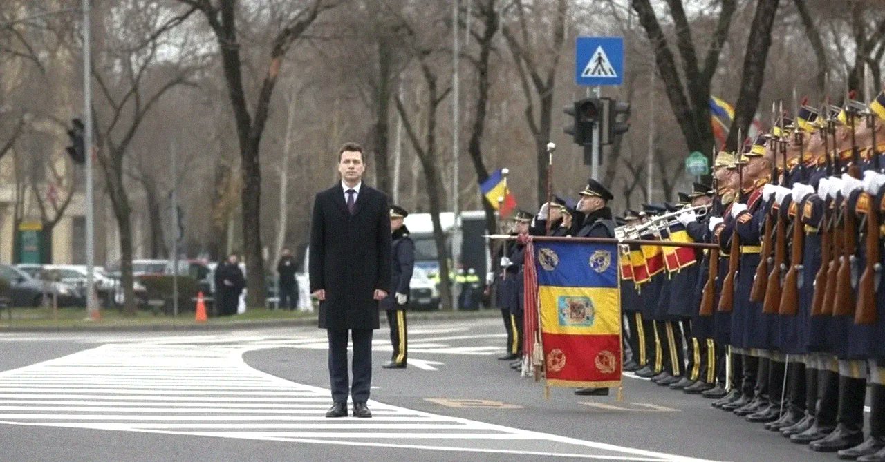 financiarul's tweet card. Aproape 3.000 de militari au participat la parada organizată luni la Arcul de Triumf, în prezenţa președintelui Nicușor Dan și a premierului llie Bolojan.