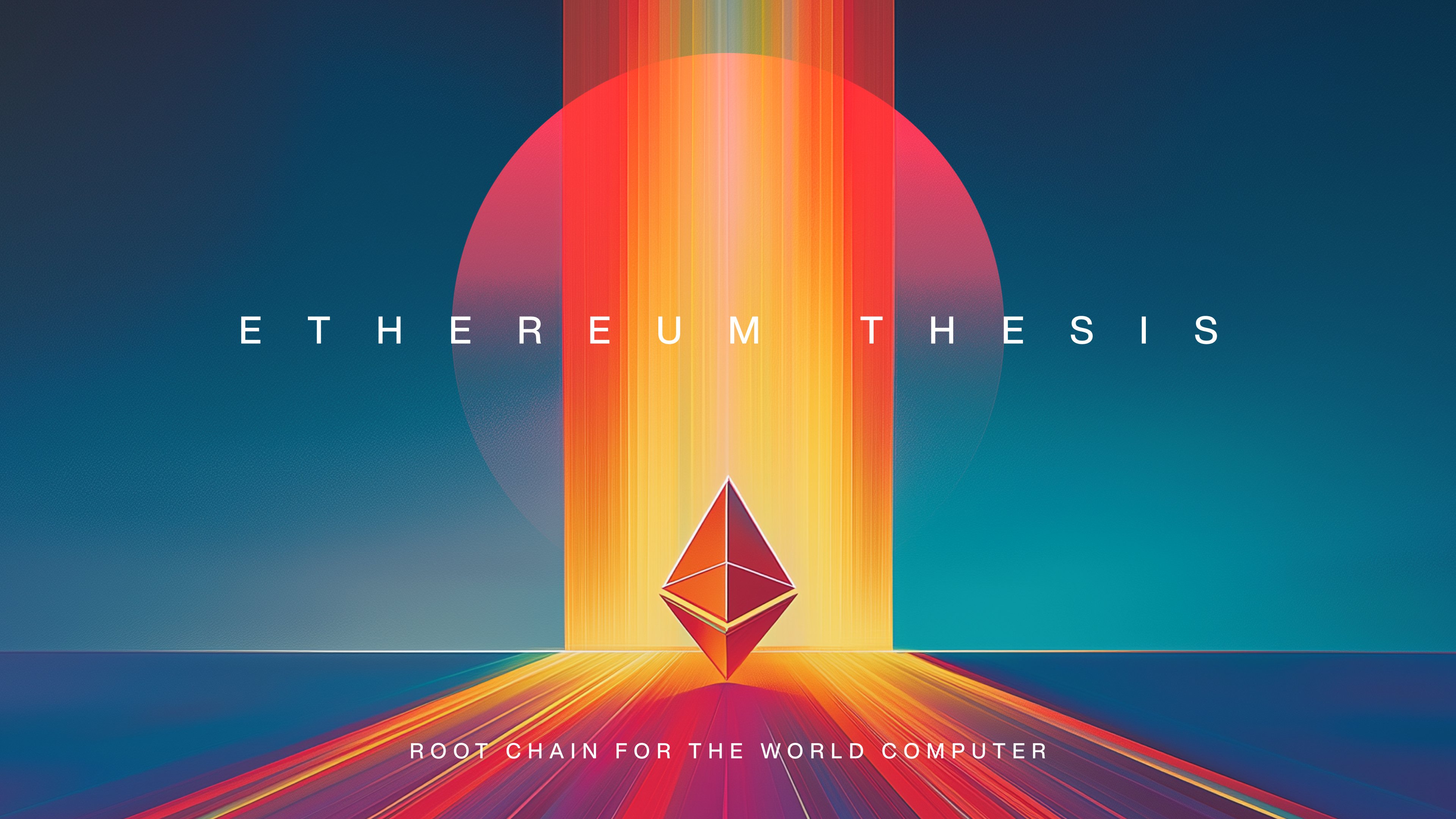 SpringSeal's tweet card. cyber•Fund | Ethereum Thesis — Root Chain for the World Computer