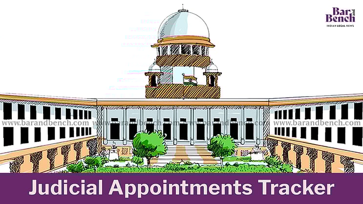 barandbench's tweet card. Judicial Appointments Tracker aims to provide monthly updates on the appointment status of a candidate from the time they are recommended by the Supreme Co