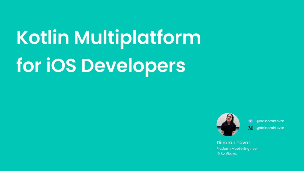 DDinorahtovar's tweet card. In this talk, we will check some tricks inside the incredible world of Kotlin Multiplatform for iOS. Kotlin Multiplatform Mobile (KMM) is an SDK that al…