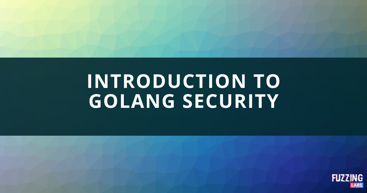 GolangSecurity's tweet card. Learn how to fuzz a Golang package using go-fuzz. 📦 Source code, 📝 Cheatsheet & 🎞️ Video