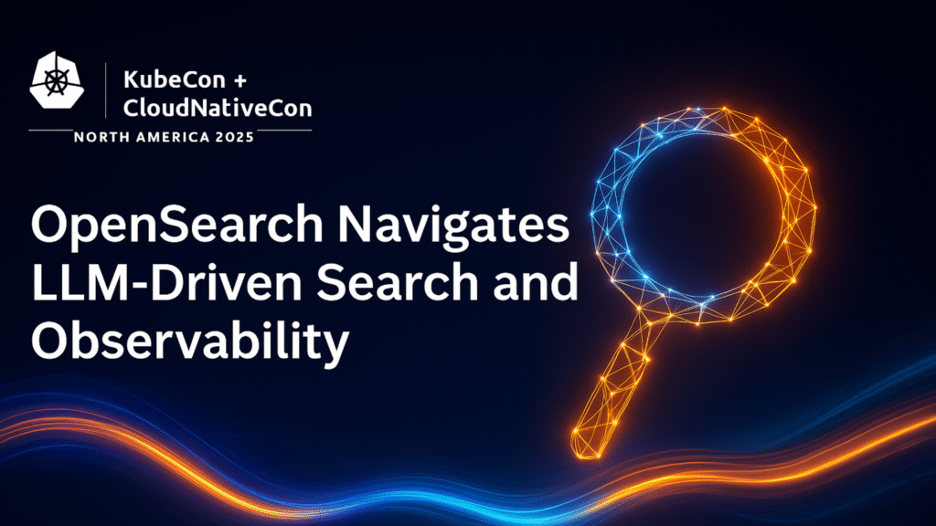 OpenSearchProj's tweet card. OpenSearch explores how LLMs reshape search and observability, shifting from developer tooling to strategic business capabilities.