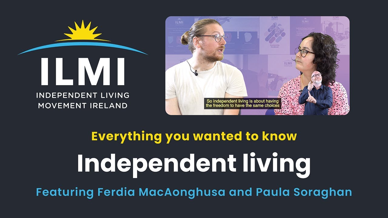 ILMIreland's tweet card. Independent living