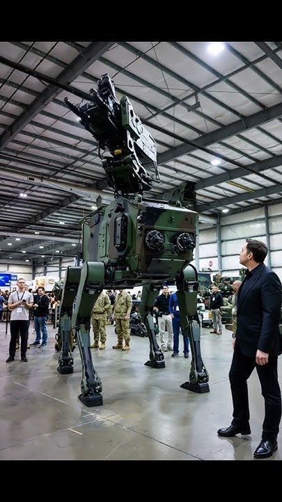 Jitendrakphc's tweet card. Elon Musk Unveils War Optimus – Armed 4-Legged Robot for the U.S....