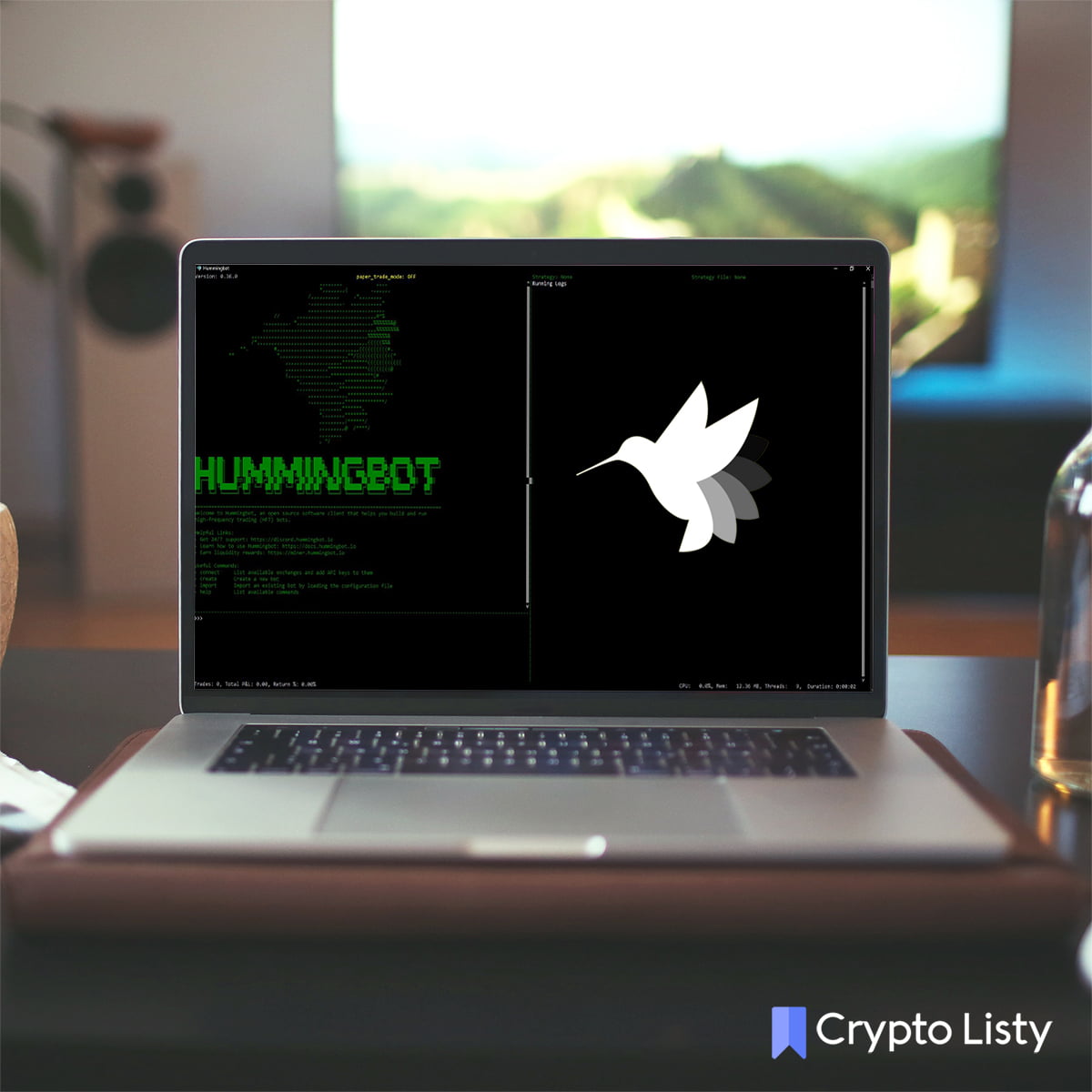 CryptoListy's tweet card. Hummingbot is a community-driven and open source project that aims to democratize algorithmic trading. Know more in Hummingbot review.