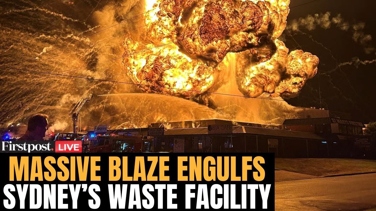 DonMac1522525's tweet card. LIVE: Massive Fire Erupts in Sydney's Waste Facility at North St...