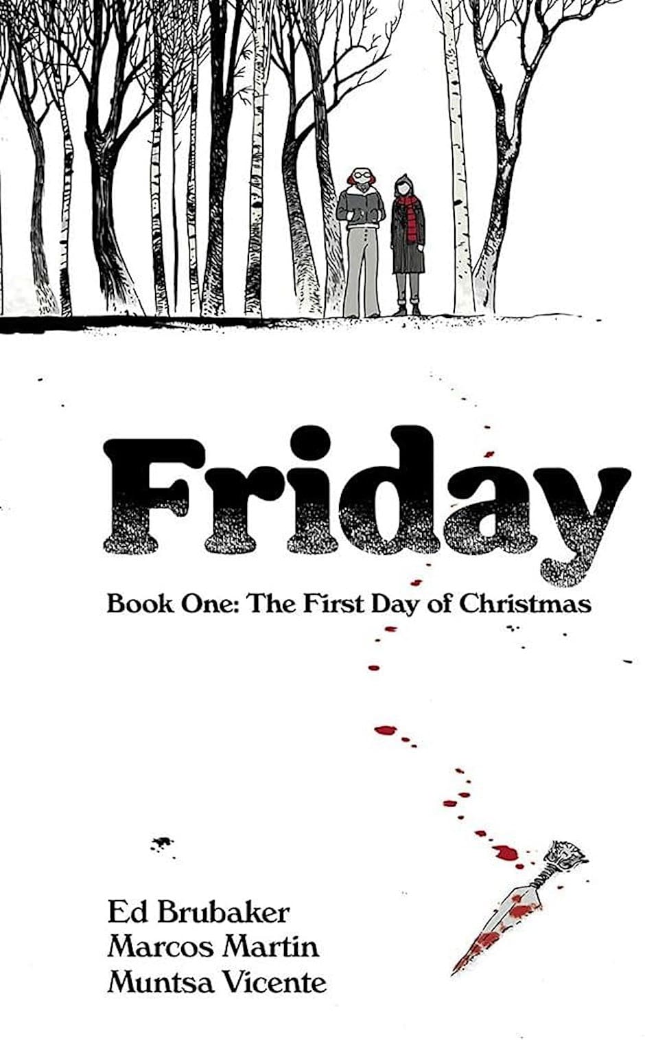 AkronArtMuseum's tweet card. Join the Graphic Novel Book Club: Friday to discuss 'The First Day of Christmas' at the Akron-Summit County Library.