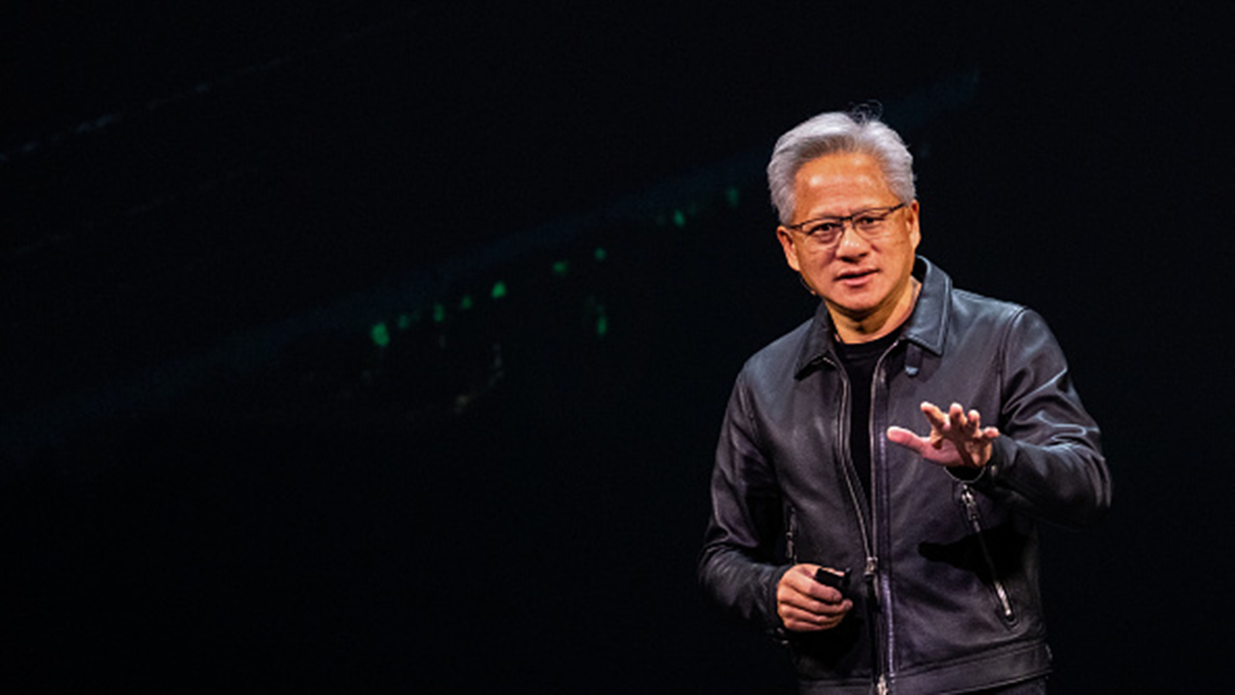 CSIS's tweet card. Please join CSIS president and CEO Dr. John J. Hamre for a fireside chat with NVIDIA founder and CEO Jensen Huang on securing U.S. leadership in AI.