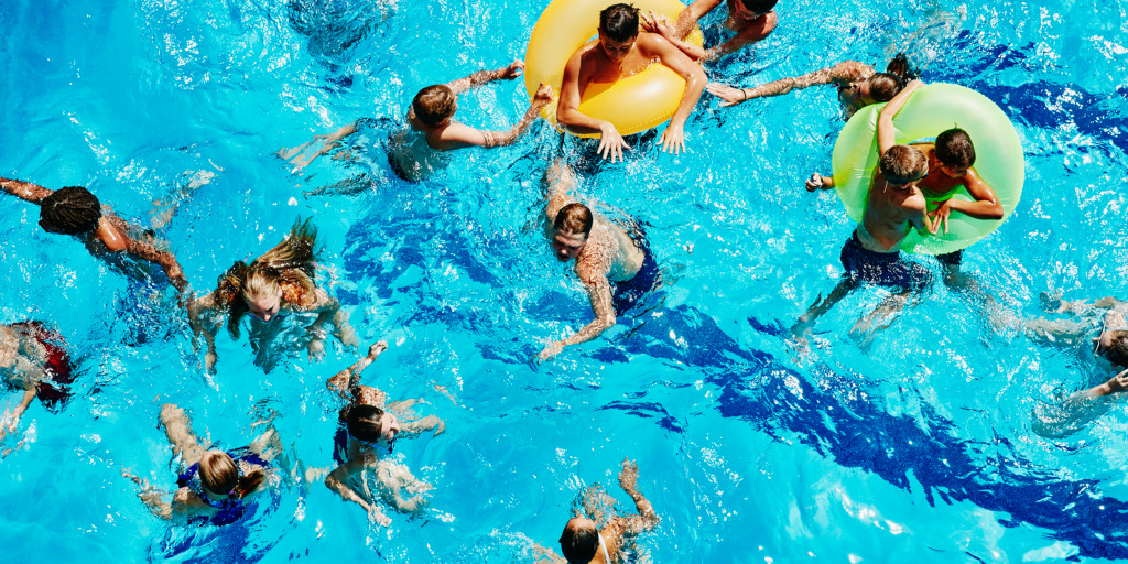 Swimtastic_Swim's tweet card. For children ages 1 to 4, drowning is the leading cause of accidental death.