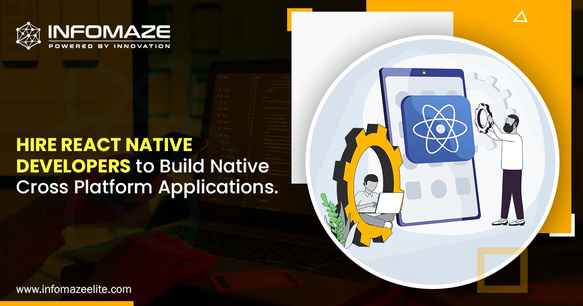 Soft_developmen's tweet card. Hire react-native developers from Infomaze to build highly functional & first-in-class cross-platform mobile apps for iOS & Android using the latest technologies.