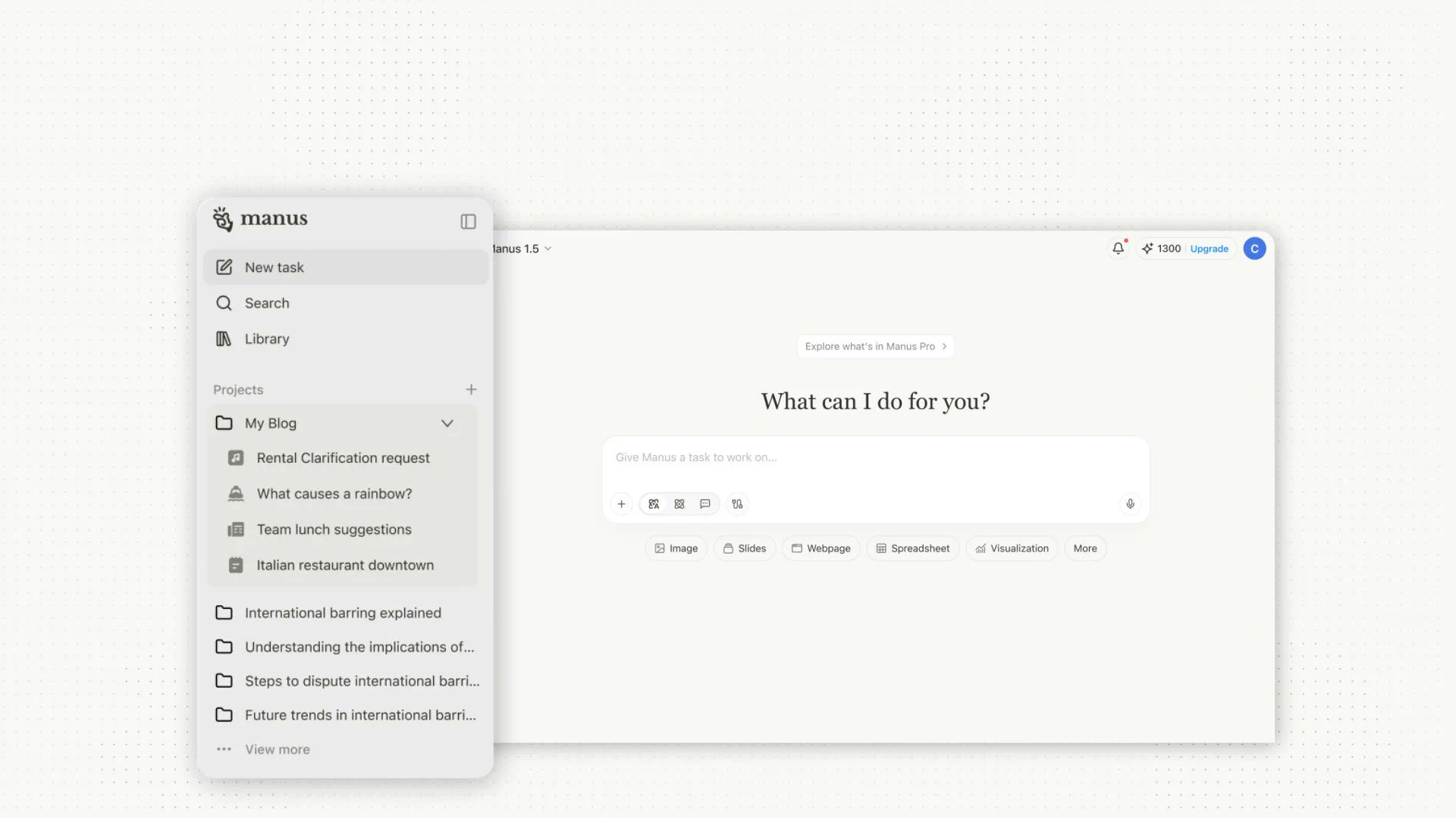 ManusAI's tweet card. With Projects, you can now create a dedicated workspace for each type of work you do regularly. Whether you're producing weekly reports, managing a content pipeline, conducting competitive analysis,...