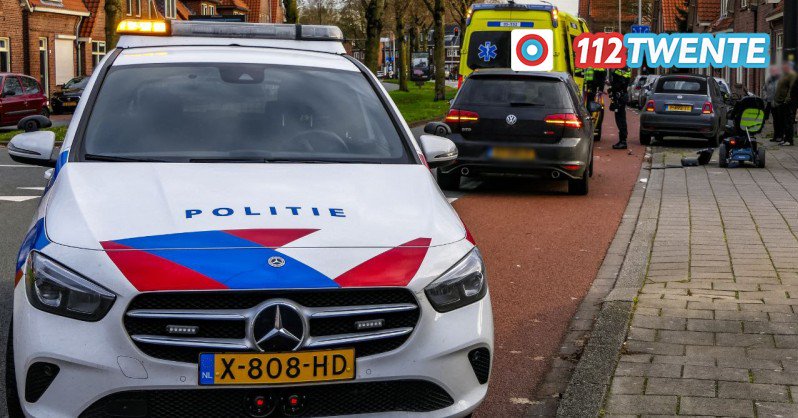 Man in scootmobiel gewond bij aanrijding