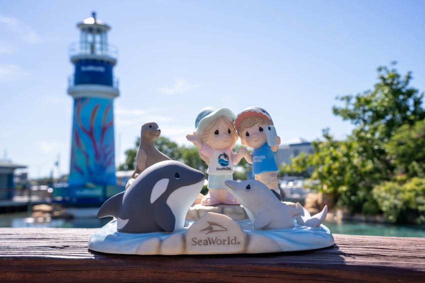 TheDisneyBlog's tweet card. Celebrate SeaWorld’s 60th with a signing event featuring Precious Moments sculptor Hiko Maeda and an exclusive limited-edition figurine.