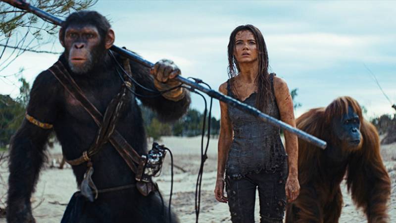 TheDisneyBlog's tweet card. 20th Century Studios' "Kingdom of the Planet of the Apes" came in at #1 at the box office its opening weekend, and exceeded expectations.