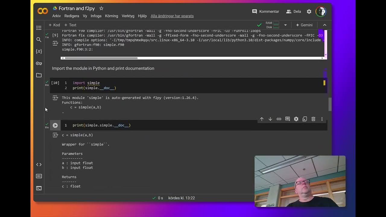 LUNARC_LU's tweet card. Lecture 10 - Mixed Language Programming and Python Environments