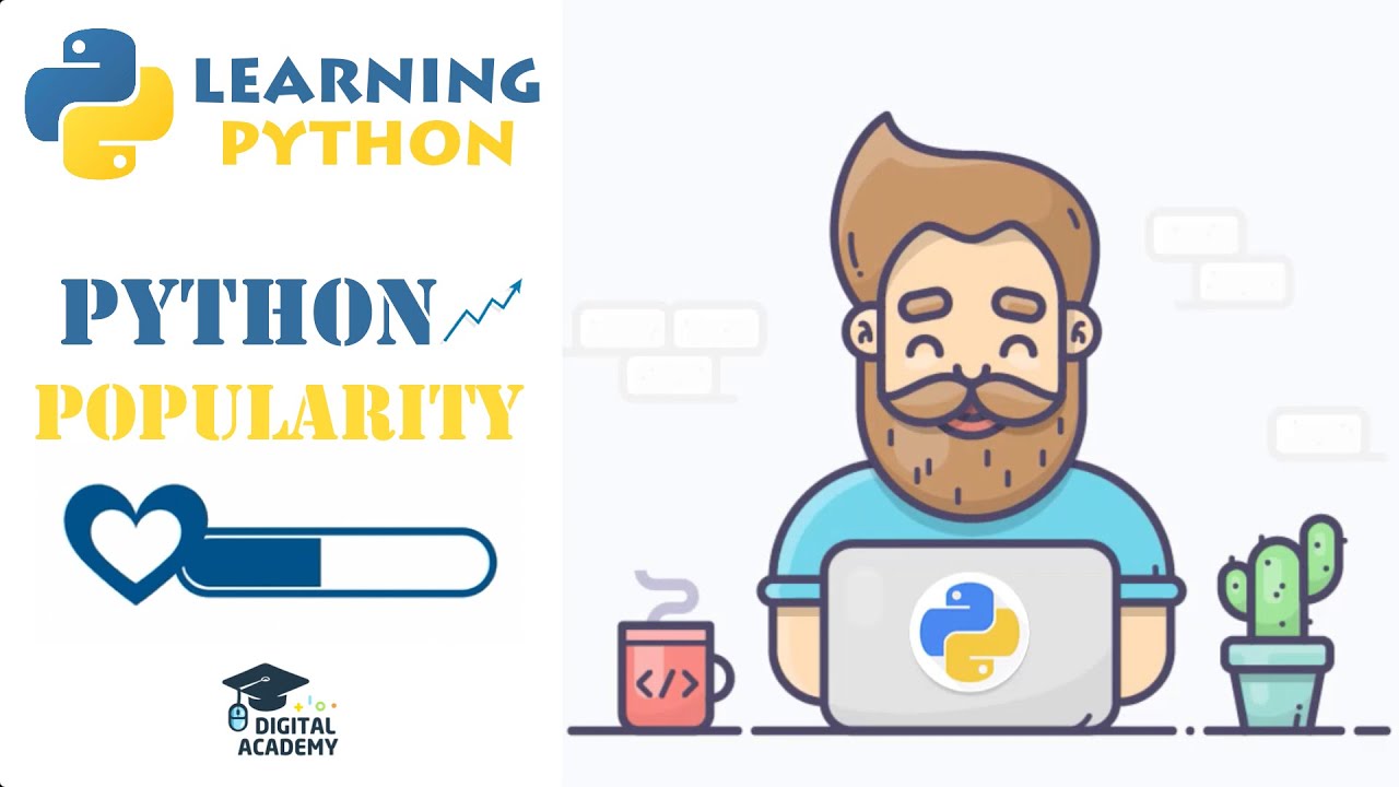 DigitalAcademyy's tweet card. Why is Python Getting so Popular? (Features & Trends) - Python...