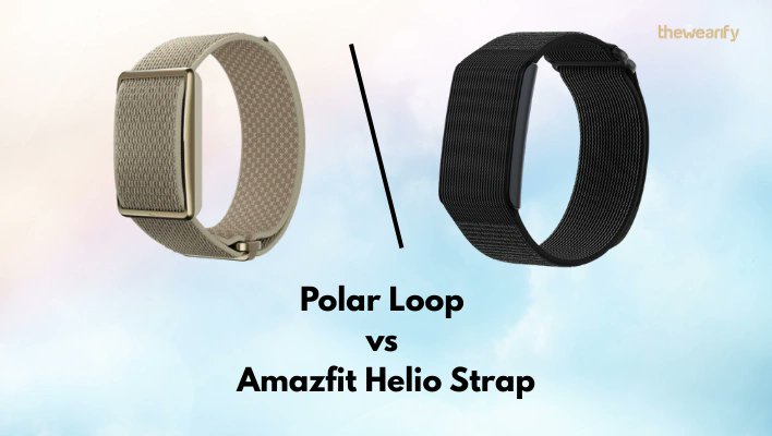 WearifyT's tweet card. Polar Loop vs Amazfit Helio Strap compared — design, tracking, battery life, price & features. Find out which recovery band is the smarter choice.