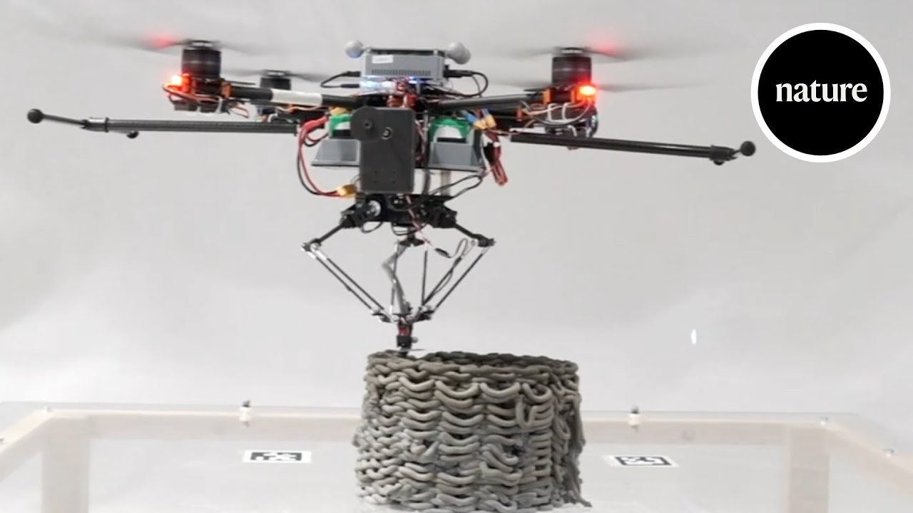 planetrobotics's tweet card. 3D printing with drones