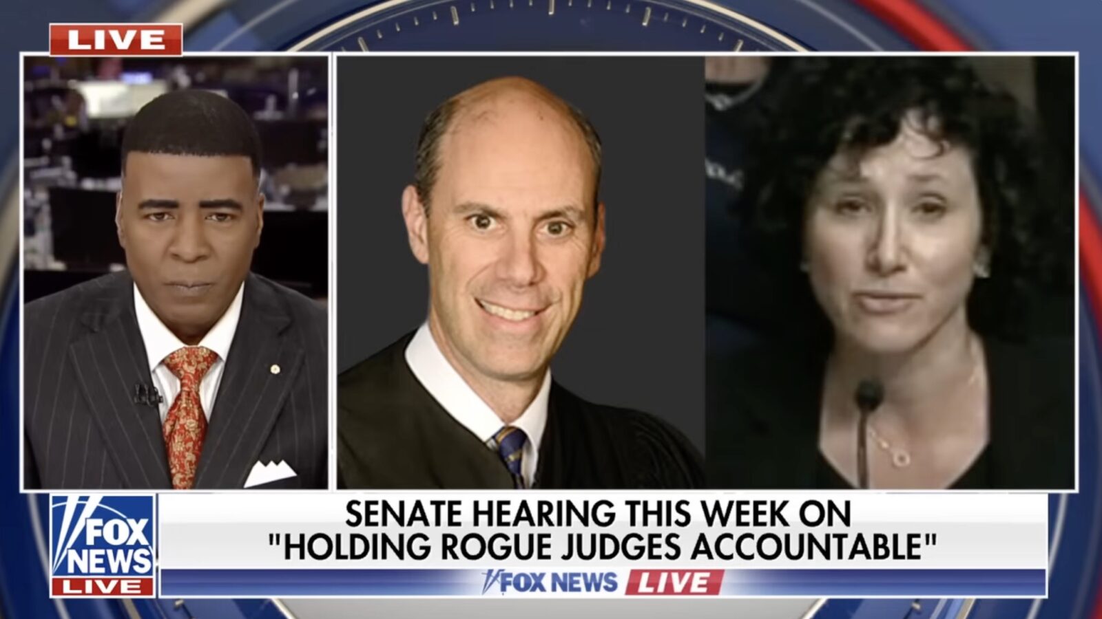 swiftfoxmark2's tweet card.           Two activist judges with a track record of sabotaging President Trump’s America First agenda have just ghosted a critical Senate hearing aimed at exposing judicial overreach.